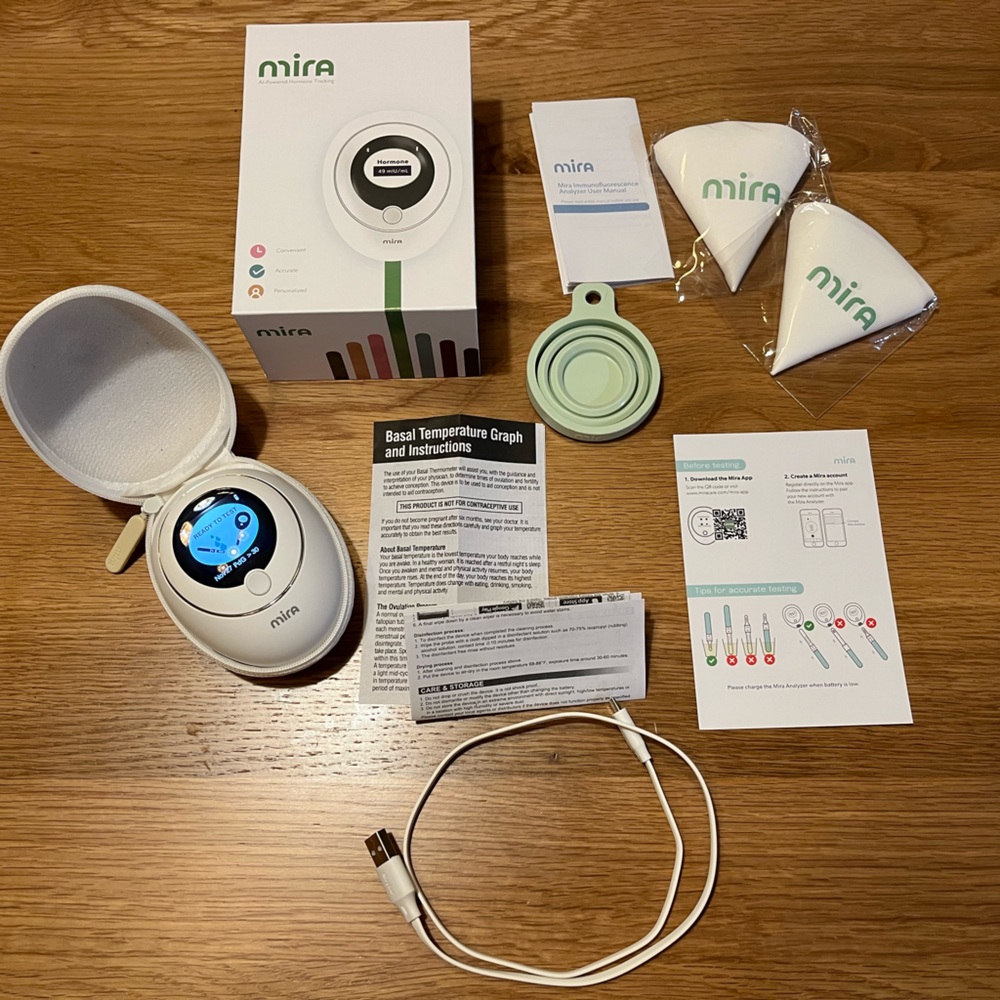 Used Mira Analyzer Fertility Tracker